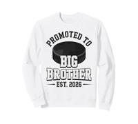Promoted To Big Brother Est 2026 Hockey Player Sweatshirt