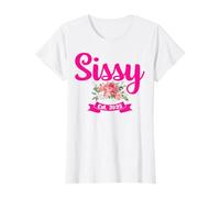 Promoted To Big Sissy 2025 Big Sister Baby Shower Gifts T-Shirt