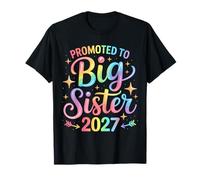 Promoted to Big Sister 2027 Soon to Be Big Sister 2027 Girls T-Shirt