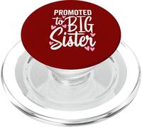 Promoted to Big Sister Family New Baby Love Hearts Graphic PopSockets PopGrip for MagSafe