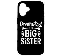Promoted To Big Sister Reveal Family Matching Pregnancy News Case for iPhone 16