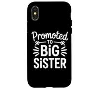 Promoted To Big Sister Reveal Family Matching Pregnancy News Case for iPhone X/XS