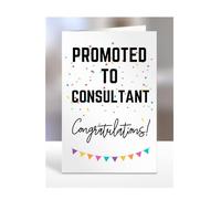 Promoted to Consultant card, gifts for men, women, him, her, female, male, presents for Christmas, new, congratulations, A5-171_61