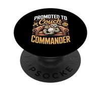 Promoted To Couch Commander Sloth PopSockets Adhesive PopGrip