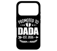 Promoted To Dada Est 2026 New Dad Pregnancy Announcement Case for iPhone 17 Pro