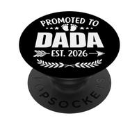 Promoted To Dada Est 2026 New Dad Pregnancy Announcement PopSockets Adhesive PopGrip