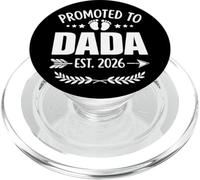 Promoted To Dada Est 2026 New Dad Pregnancy Announcement PopSockets PopGrip for MagSafe