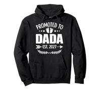 Promoted To Dada Est 2027 Dad Father Pregnancy Announcement Pullover Hoodie