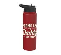 Promoted to Daddy Est. 2025 Stainless Steel Insulated Water Bottle