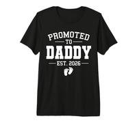 Promoted to Daddy est 2026 Soon to be Dad New Father Papa Premium T-Shirt