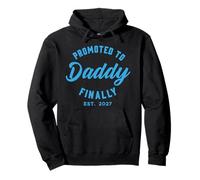 Promoted To Daddy Finally 2027 Dad Pregnancy Reveal Pullover Hoodie