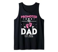 Promoted to Daddy It's A Girl Est 2026 New Dad First Daddy Tank Top