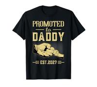 Promoted to Daddy to Be 2027 New Father Becoming A Dad T-Shirt