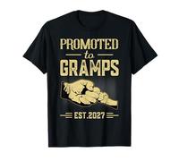 Promoted to Gramps to Be 2027 New Father Becoming A Dad T-Shirt