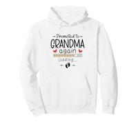 Promoted to Grandma Again 2027 2nd Time Grandparents to Be Pullover Hoodie