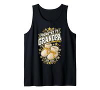 Promoted to Grandpa Est. 2027 Knitted Baby Booties Tank Top