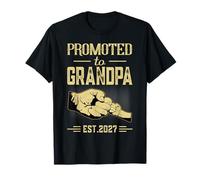 Promoted to Grandpa to Be 2027 New Father Becoming A Dad T-Shirt
