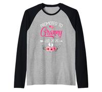 Promoted to Granny Est 2026 Mothers Day First Time Raglan Baseball Tee