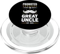 Promoted To Great Uncle Est.2026 PopSockets PopGrip for MagSafe