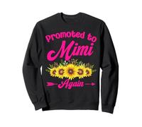 Promoted To Mimi Again Sunflower Pregnancy Reveal Grandma Sweatshirt