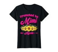 Promoted To Mimi Again Sunflower Pregnancy Reveal Grandma T-Shirt