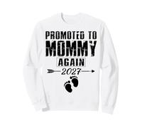 Promoted To Mommy Again 2027 Baby Announcement Sweatshirt