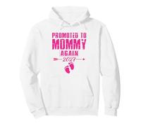 Promoted To Mommy Again 2027 Pregnancy Reveal Pullover Hoodie