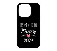Promoted to Mummy 2027 New Mum First Pregnancy Announcement Case for iPhone 14 Pro