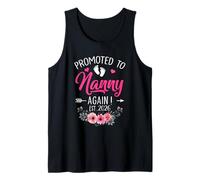 Promoted to Nanny Again Est 2026 Mothers Day Tank Top