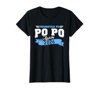 Promoted to Po Po Again 2026 Grandma 2nd Time 26 T-Shirt