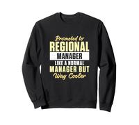 Promoted To Regional Manager Like A Normal Manager Funny Sweatshirt