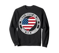 Promoted To Sister Best American Girl World's Okayest Girl Sweatshirt
