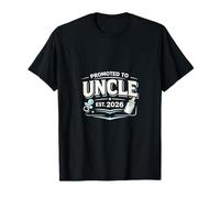 Promoted to Uncle EST. 2026 - Funny & Proud First Time T-Shirt