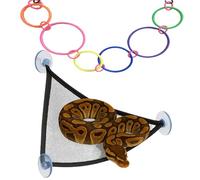 Promotes Natural Movement - Designed to support climbing and hanging behavior, the rings encourage reptiles to explore and move naturally within their habitat, improving activity levels.