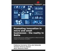 Promoting innovation in micro and small businesses - the reality in Bahia: A look at economic subsidy programs in Brazil and their impact on business innovation