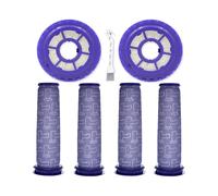 Promotion!2 Pack Hepa Post Filter & 4 Pack Pre Filter Replacement for Dyson DC41, DC65, DC66 Animal, Multi Floor and Ball Vacuum