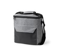 PromotionGift - Cooler bag made of PU leather and 300D RPET with isothermal interior - 8L