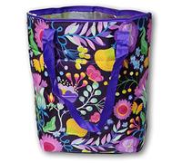 PromotionGift - Reusable Foldable Cooler, Shopping, Beach Bag Light and Durable, with Inner Aluminium Lining for Perfect Cooling Function - 25L (Wild Flowers II)