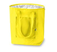 PromotionGift - Reusable Foldable Cooler, Shopping, Beach Bag Light and Durable, with Inner Aluminium Lining for Perfect Cooling Function - 25L (yellow)
