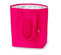 PromotionGift - Reusable Foldable Cooler, Shopping, Beach Bag Light and Durable, with Inner Aluminium Lining for Perfect Cooling Function - 25L (magenta)