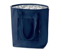 PromotionGift - Reusable Foldable Cooler, Shopping, Beach Bag Light and Durable, with Inner Aluminium Lining for Perfect Cooling Function - 25L (navy)