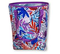 PromotionGift - Reusable Foldable Cooler, Shopping, Beach Bag Light and Durable, with Inner Aluminium Lining for Perfect Cooling Function - 25L (bright flowers II)