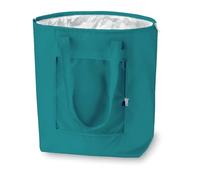 PromotionGift - Reusable Foldable Cooler, Shopping, Beach Bag Light and Durable, with Inner Aluminium Lining for Perfect Cooling Function - 25L (teal blue)