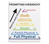 Prompt Delay Poster Least to Most Prompting Hierarchy