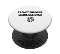 Prompt Engineer Chaos Designer - Funny AI Engineering PopSockets Adhesive PopGrip