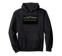 Prompt Engineer Funny AI Tech Worker Retro Computer Gift Pullover Hoodie
