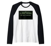 Prompt Engineer Funny AI Tech Worker Retro Computer Gift Raglan Baseball Tee