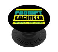 Prompt Engineer - Making A.I. Intelligent Graphic PopSockets Adhesive PopGrip