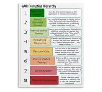 Prompt Fading Poster Hierarchy Special Education Chart