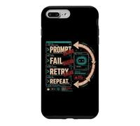 Prompt Fail Retry Repeat Testing Endless Cycle Humor Case for iPhone 7 Plus/8 Plus